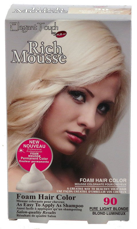 PUREST ELEGANT TOUCH MSSE FM PERM HAIR CLR PURE BLND #90