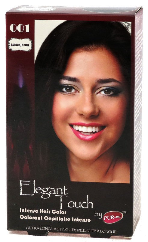 PUREST ELEGANT TOUCH HAIR CLR BLK #001