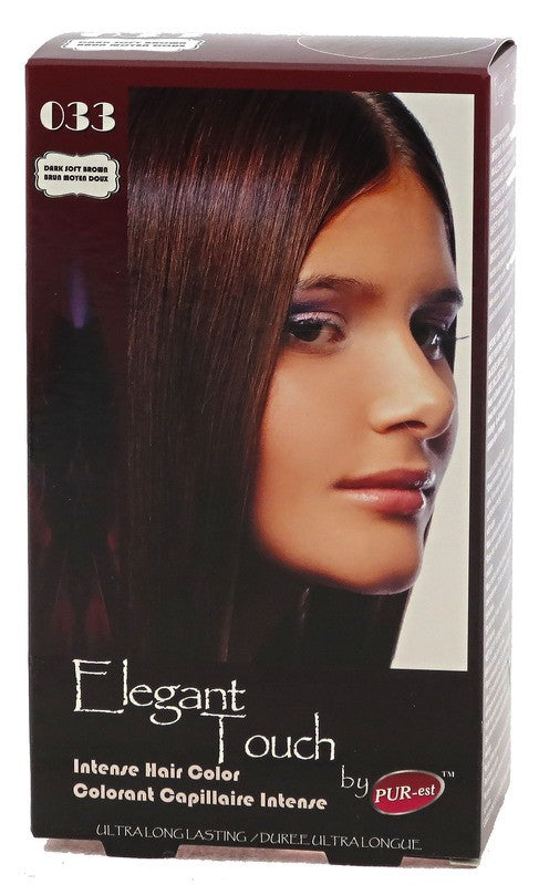 PUREST ELEGANT TOUCH HAIR CLR DRK SFT BRN #033