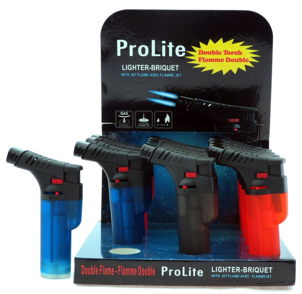 K-LIGHT MEGA JET DOUBLE FLAME PROLITE FROSTY LIGHTER DISPLAY
