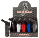 K-LITE TURBO TORCH METALLIC LIGHTER DISPLAY 20PK