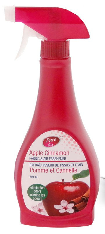 PURE AIR FABRIC & AIR FRESHENER APPLE CINNAMON 500ml X 12