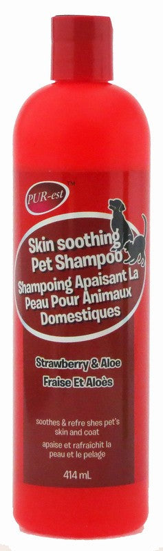 PUREST SKIN SOOTHING PET SHAMPOO STRAWBERRY & ALOE 414 ML