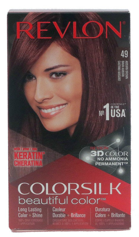 REVLON HAIR COLOR AUBURN BROWN #49