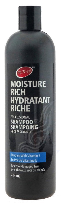 PUREST MOISTURE RICH SHAMPOO WITH VITAMIN E 413 ML