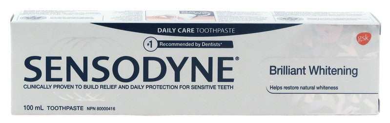 SENSODYNE TOOTHPASTE BRILLIANT WHITENING 100 ML