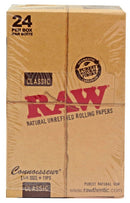 RAW ROLLING PAPERS CLASSIC NATURAL UNREFINED 1 1/4