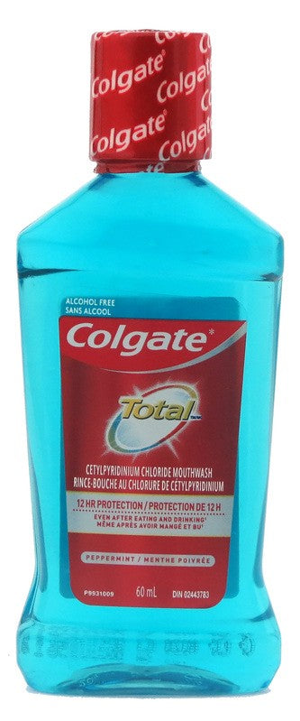 COLGATE TOTAL MOUTHWASH PEPPERMINT 60ML