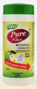 PURE KLEEN MULTISURFACE WIPES GREEN APPLE 35 SHEETS