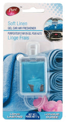 PURE AIR GEL CAR AIR FRESHENER SOFT LINEN 7G