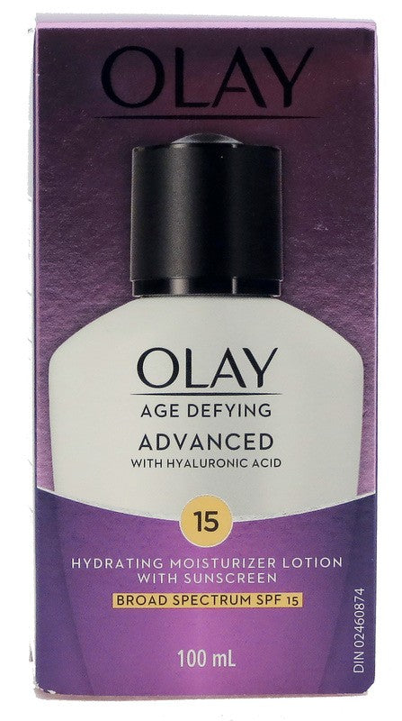 OLAY HYDRATING MOISTURIZER LOTION WITH SUNSCREEN AGE DEFYING 100 ML
