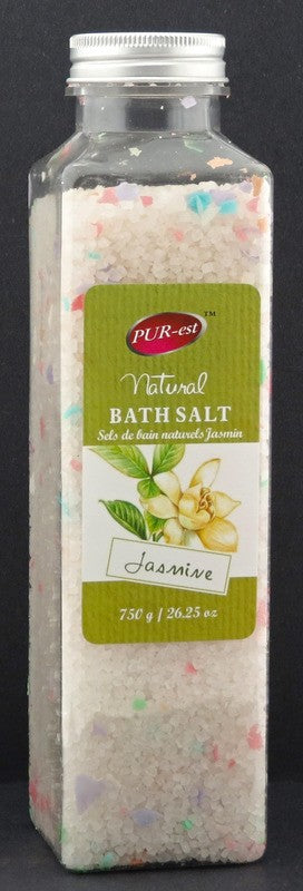 PUREST NATURAL BATH SALT JASMINE 750G