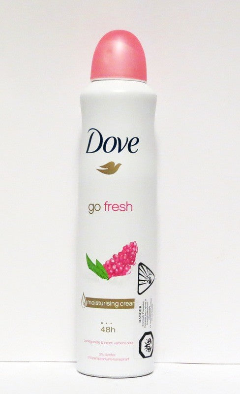 DOVE BODY SPRAY ANTI-PER GO FRESH POMEGRANATE 250ML