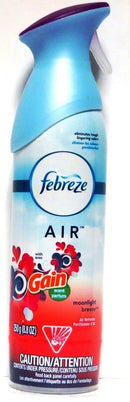 FEBREZE AIR FRESHENER WITH GAIN PERFUME MOONLIGHT BREEZE 250G