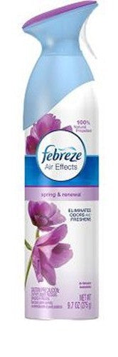 FEBREZE AIR FRESHENER SPRING & RENEWAL 250g X 9