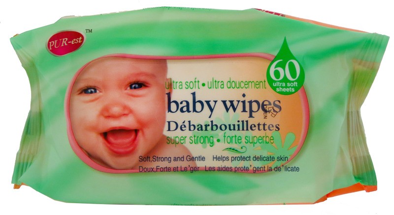 PUREST BABY WIPES REGULAR 60'S