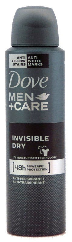 DOVE BODY SPRAY ANTI-PERSPIRANT INVISIBLE DRY FOR MEN 150ml