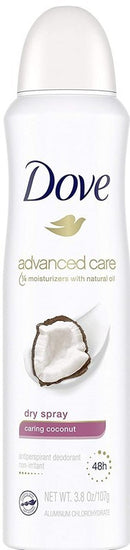 DOVE BODY SPRAY ANTI-PERSPIRANT COCONUT 150ML
