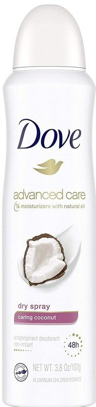 DOVE BODY SPRAY ANTI-PERSPIRANT COCONUT 150ML