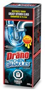 DRANO KITCHEN GRANULES CLOG OPENER 250 G