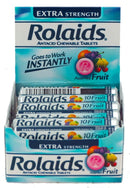 ROLAIDS ANTACID ASS FRUIT 12 ROLLS 10 TUBS