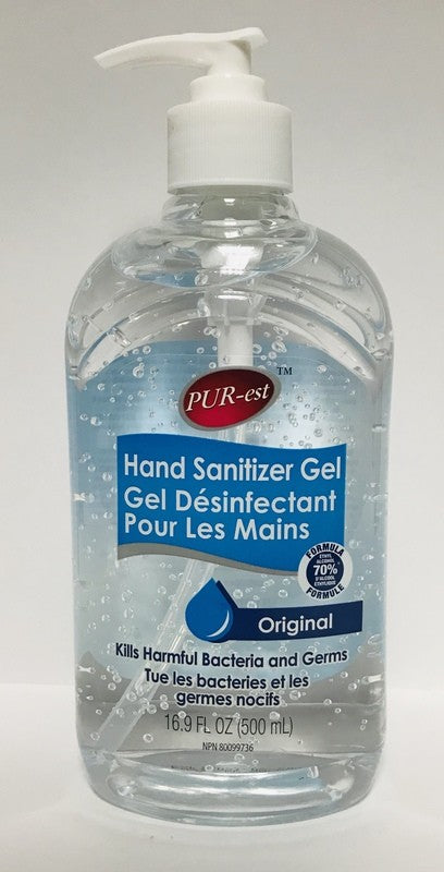 PUREST HAND SANITIZER WITH PUMP 500ML