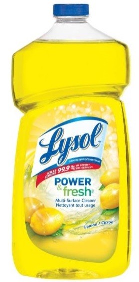 LYSOL® MULTI SURFACE CLEANER POURABLE - POWER & FRESH™ LEMON 1.2L