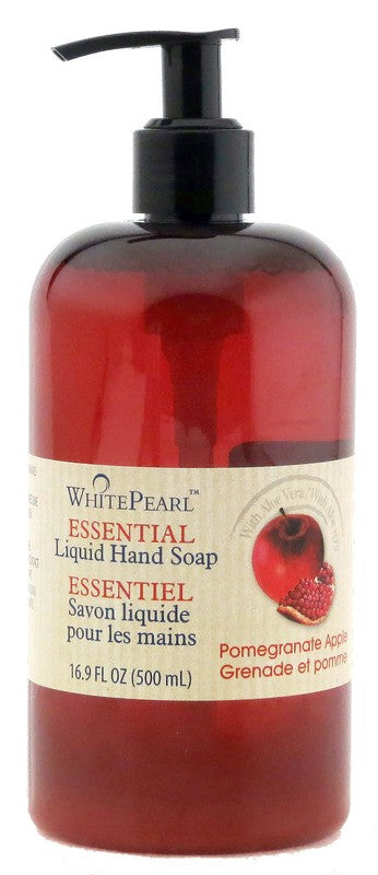 WHITE PEARL ESSENTIAL LIQUID HAND POMEGRANATE APPLE SOAP 500ml X 12