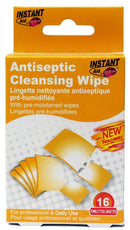 INSTANT AID BY PUREST ANTISEPTIC CLEANSING WIPES 16PK
