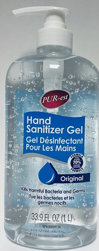 PUREST HAND SANITIZER PUMP 1L