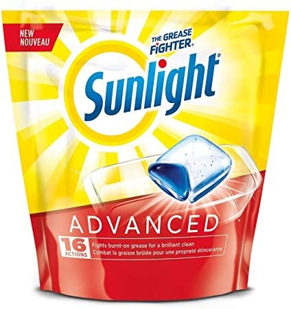 SUNLIGHT DISHWASHER TABS ADVANCED FRESH 20ct 290g