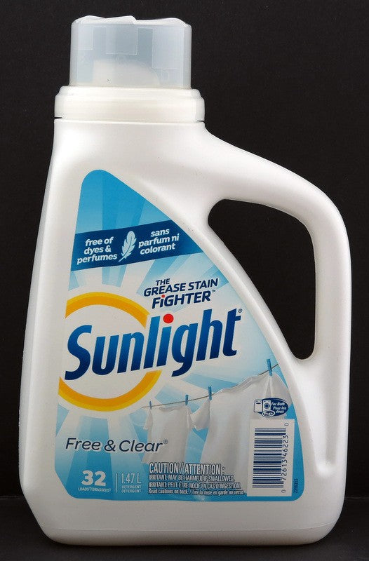 SUNLIGHT LAUNDRY DET FREE AND CLEAR 1.47L