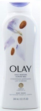 OLAY BODY WASH DAILY MOISTURE ALMOND MILK 364ML X 6