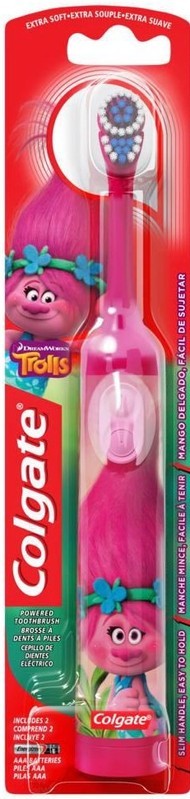 COLGATE KIDS TOOTHBRUSH POWERED TROLLS EXTRA SOFT