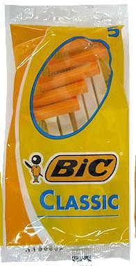 BIC CLASSIC DISPOSABLE RAZOR 5PK