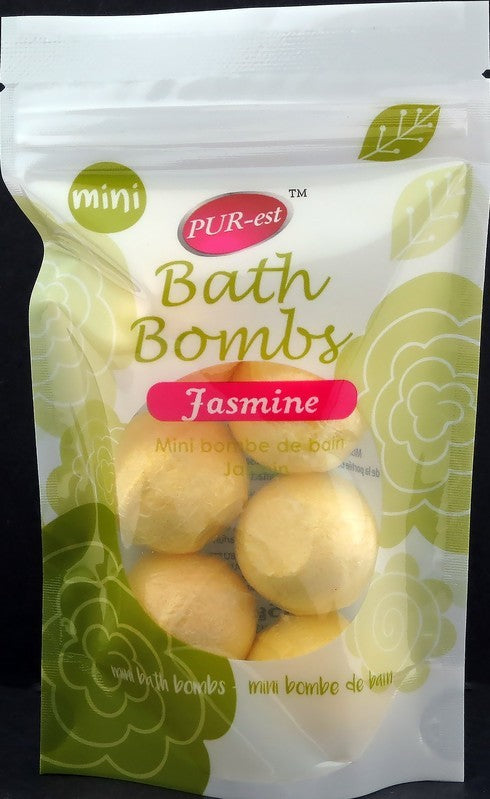 PUREST BATH MINI BOMBS JASMINE 6PK 15G