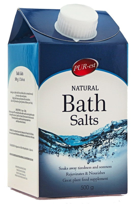 PUREST NATURAL BATH SALTS 500G