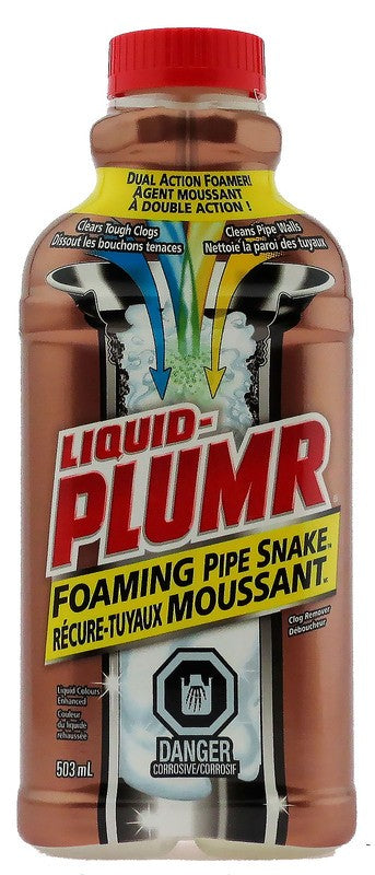 LIQUID PLUMR FOAMING PIPE SNAKE 503 ML