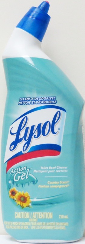 LYSOL TOILET BOWL CLR ACTION GEL COUNTRY 710ML