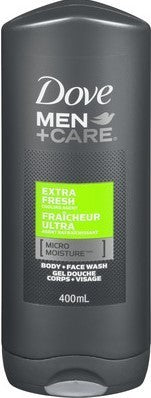 DOVE BODY & FACE WASH EXTRA FRESH FM 400ML