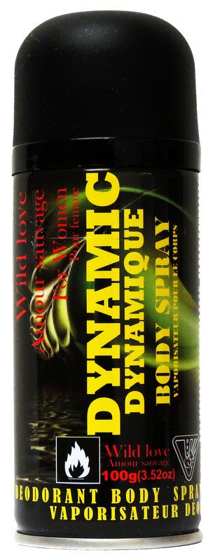 DYNAMIC BODY SPRAY FOR WOMEN WILD LIFE 100G X 12....