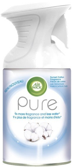 AIR WICK MEGA BASE AEROSOLS PURE SUNSET COTTON 156 G