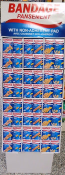 INSTANT AID BY PUREST 6 ASST SMALL BOX BANDAGES DISPLAY