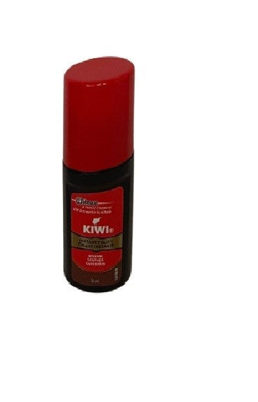 KIWI SHOE SHINE POLISH BROWN LEATHER 30 ML