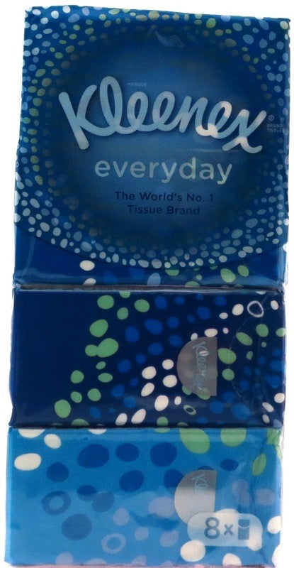 Kleenex Pocket Tissue Everyday 9 Sheet 8 Pack