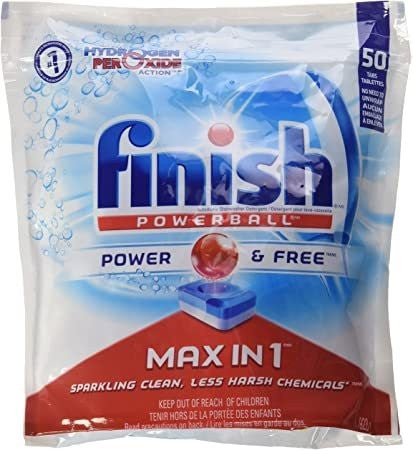 FINISH POWERBALL MAX IN 1 POWER & FREE 50CT