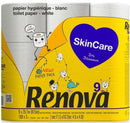 RENOVA TOILET PAPER SKINCARE 9 ROLL WHITE