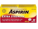 ASPIRIN EXTRA STRENGTH 500MG 50 TABS