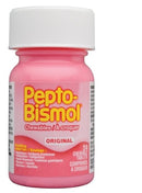 PEPTO BISMOL BISMUTH SUBSALICYLATE CHEWABLE TABLETS