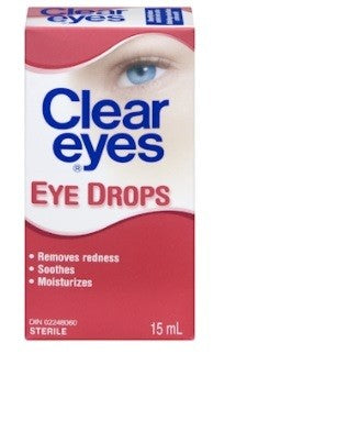 CLEAR EYES STR EYE DROPS 15ML